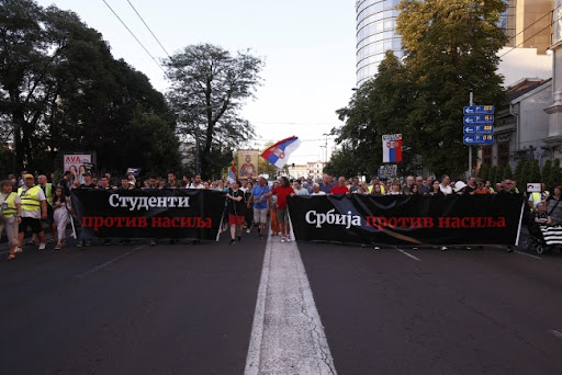Završen 12. protest 'Srbija protiv nasilja': Umesto da nas štiti, država nas proganja