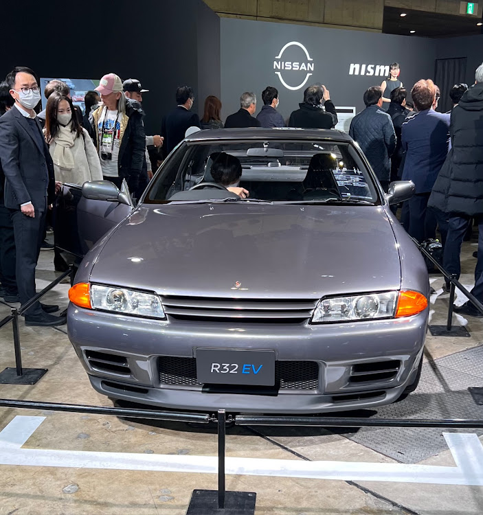 スカイラインの#TOKYOオートサロン2025・#頑張れNISSAN・#まるるん・#寿ラーメン・#BBSジャパンに関するカスタム事例の投稿画像3枚目