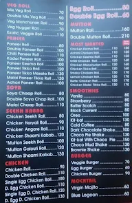 Qwick Grab Kathi Rolls And More menu 1