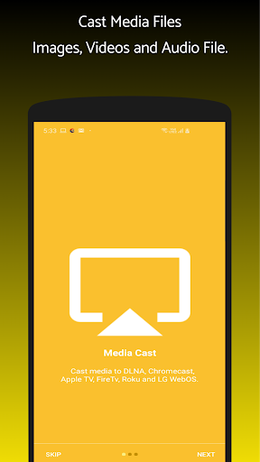 Screenshot Media Cast to Chromecast,FireT