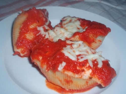 Click Here for Recipe: Cheese Stuffed Shells in Marinara