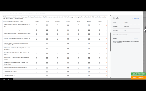 Fieldwire Form Helper screenshot 1