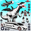 Icon Limo Car Dino Robot Car Game