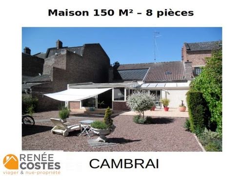 Vente viager 8 pièces 150 m² à Cambrai (59400), 48 275 €