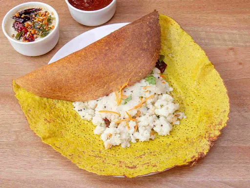 Pesara Upma Ghee Dosa