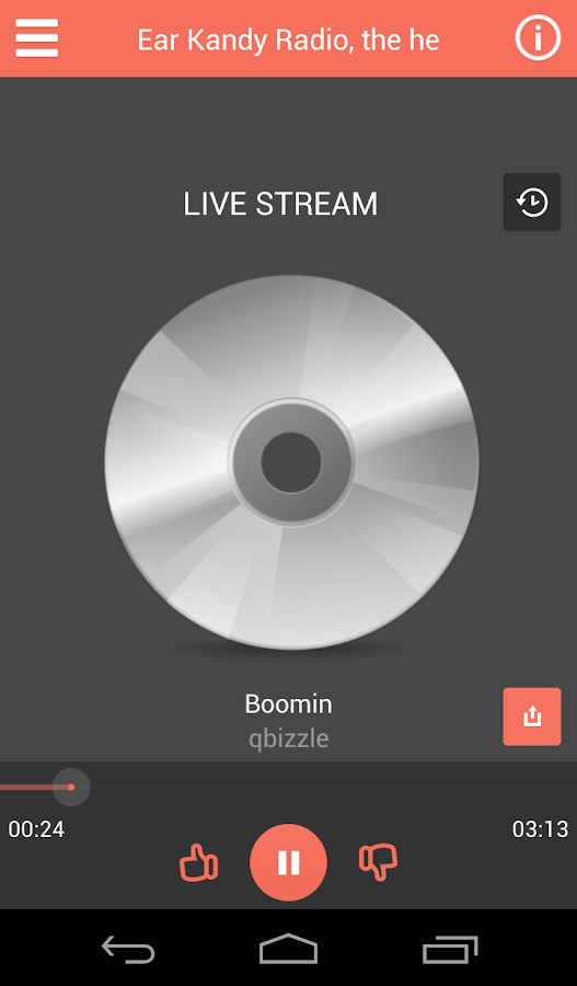 Ear Kandy Radio Screen 3