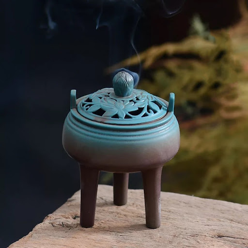 Title 6, Antique Incense Burner Household Pan Sandalwood...