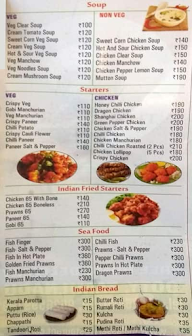 Thalassery Restaurant menu 1