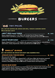 The Big Bang Burger menu 1