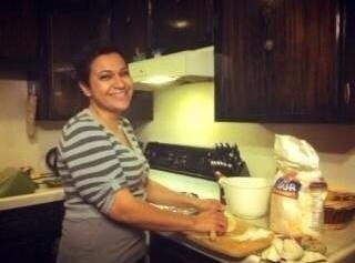 Mom's homemade flour tortillas