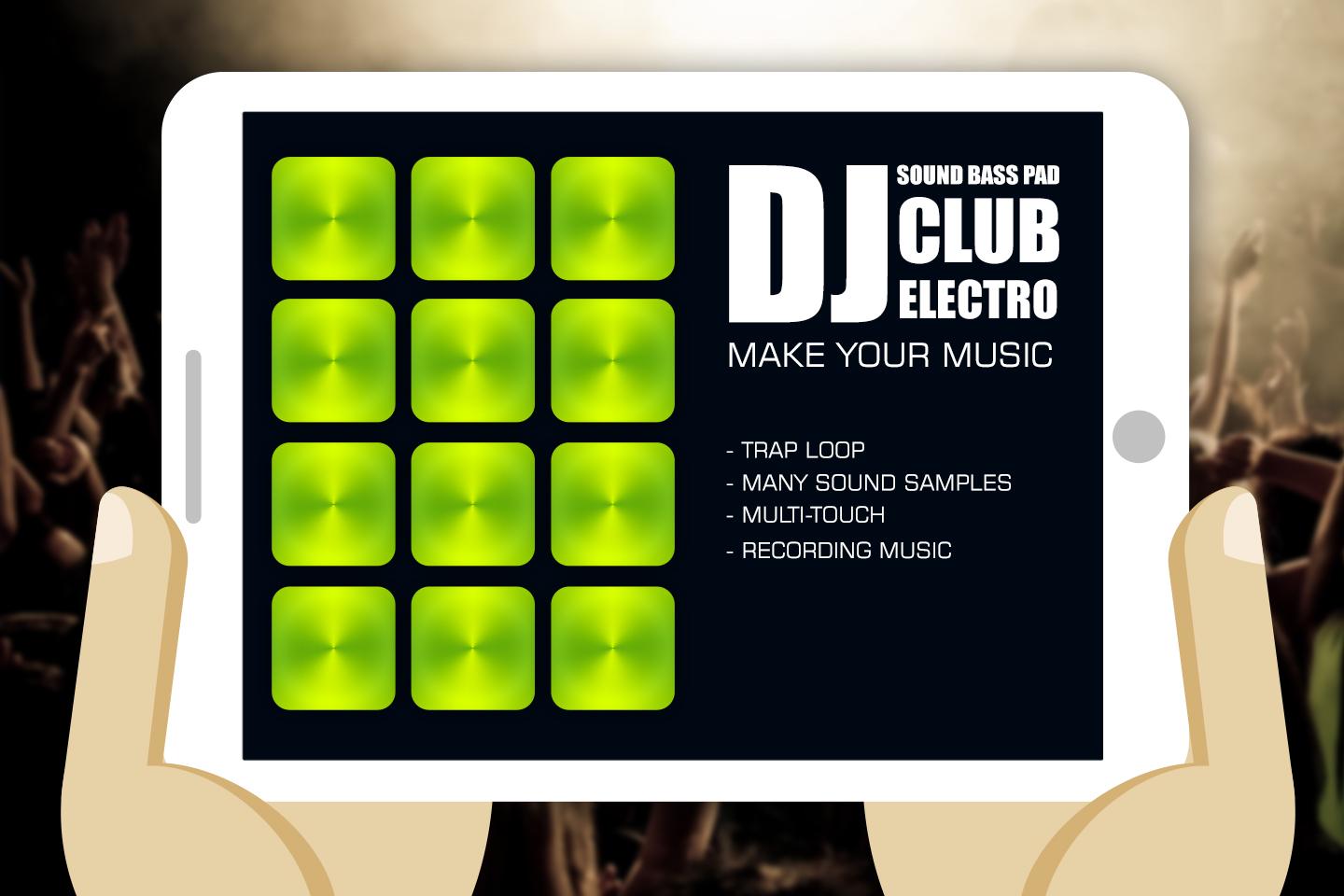 Android application Dj electro club sound pad screenshort