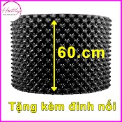 1 Mét Bầu Ươm Cây V6 Cao 60Cm Dày 6Mm, Cắt Theo Mét Dài Khách Đặt, Tặng Ốc Vít - 77903