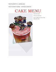 Vrinda Bakers menu 6