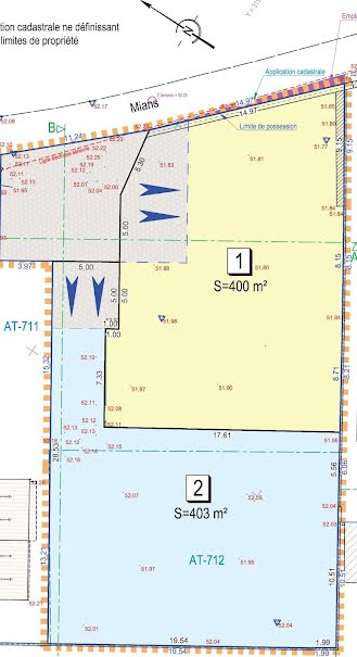 Vente terrain  403 m² à Velleron (84740), 152 500 €