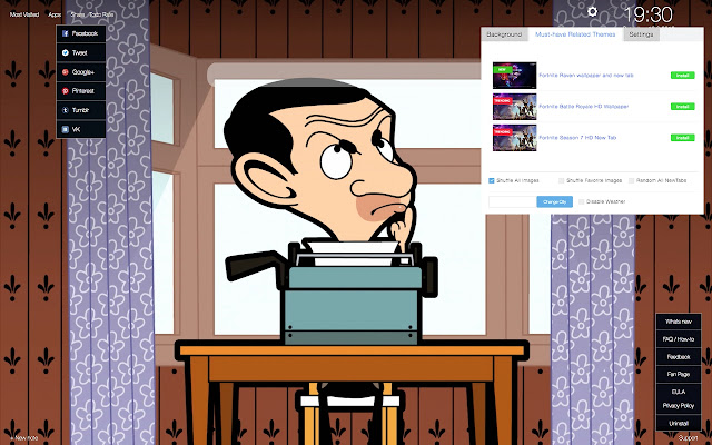 Mr. Bean HD Wallpapers New Tab