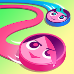 Cover Image of Unduh Wavy Lines - Fun Snake Battle Racing Offline Games 2.2.19 APK