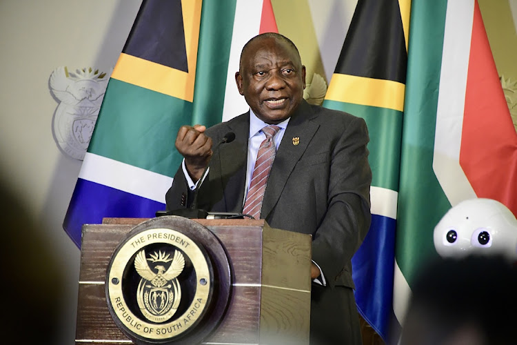 Well wishes have been pouring in for President Cyril Ramaphosa, who celebrated his 71st birthday on Friday while hard at work. File photo.