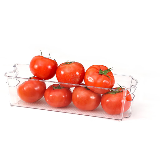 Title 3, 4 Piece Narrow Refrigerator Organizer Keeps Foo...