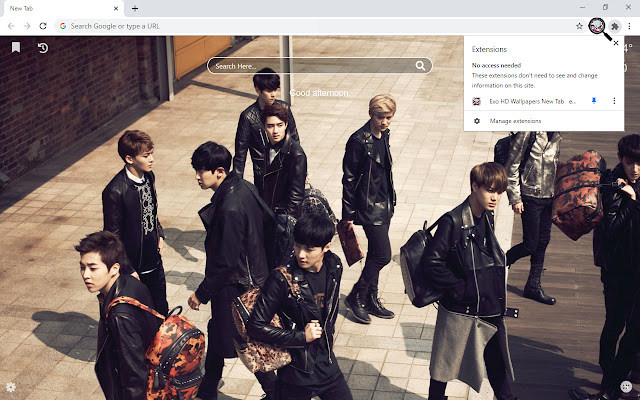 Exo Wallpaper New Tab