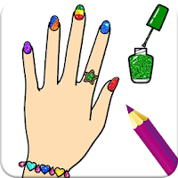 Nail Art Coloring Book - Fashion Nails