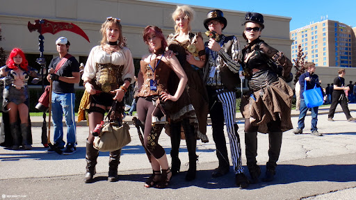 steampunk fashion is absolutely amazing in Toronto, Canada 