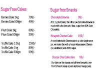 The Sugar Free Keto Kafe - By Artinci menu 1