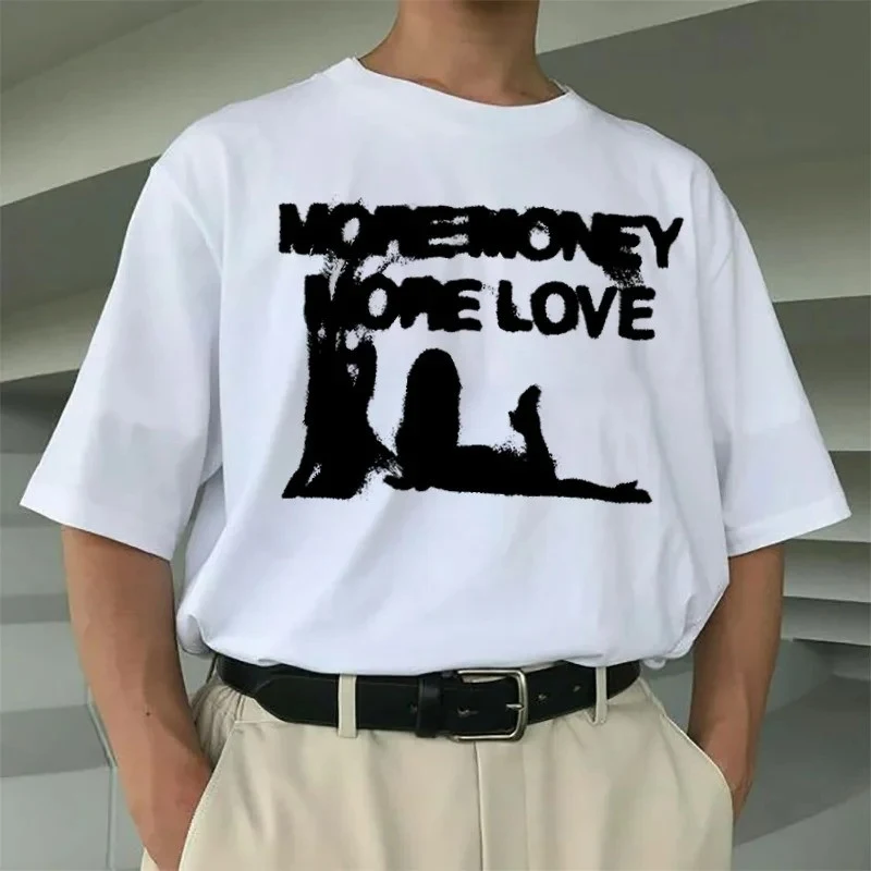 T-shirt da uomo a manica corta con stampa, un mix perfetto di comfort e stile per ogni giorno, ideale per un look casual e alla moda.