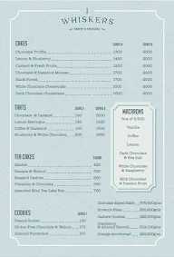 Whiskers menu 2