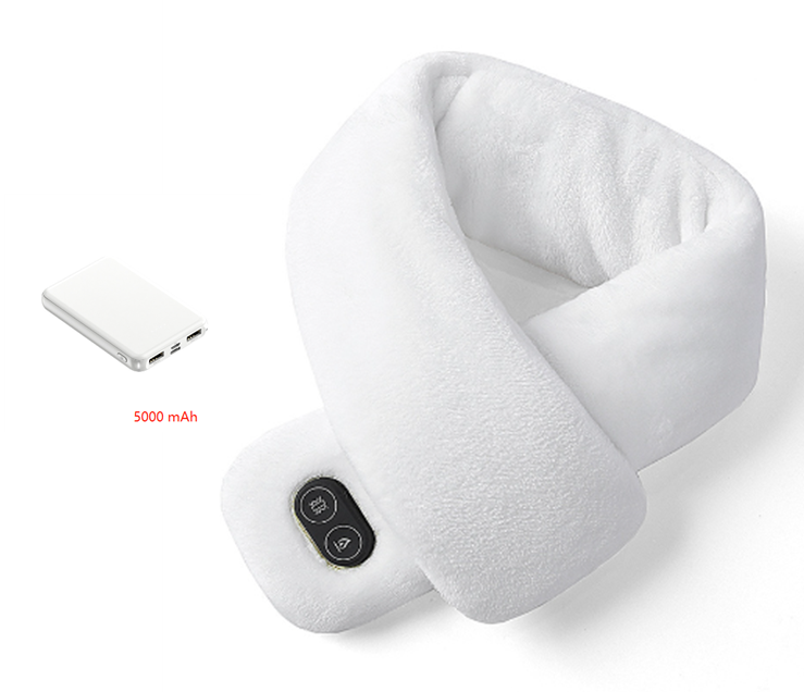 Écharpe chauffante USB avec batterie externe