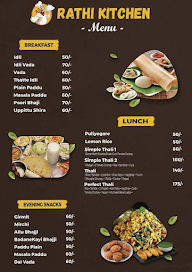 Rathi's Kitchen menu 1