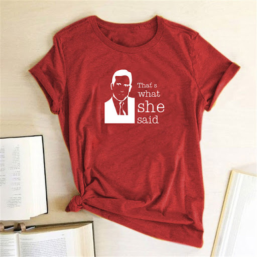 Title 3, The Office T Shirt, Thats What She Said Short ...