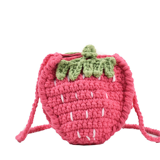 Title 7, Handmade Knitted Childrens Wool Cute Strawberr...
