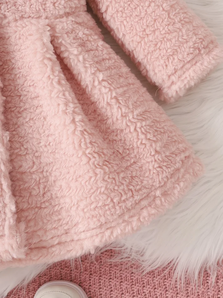 European and American Girls Plush Coat Warm winter wear Comfortable and cozy design Fashionable look Perfect for keeping