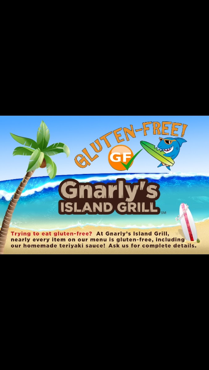 Gluten-Free at Gnarly's Island Grill