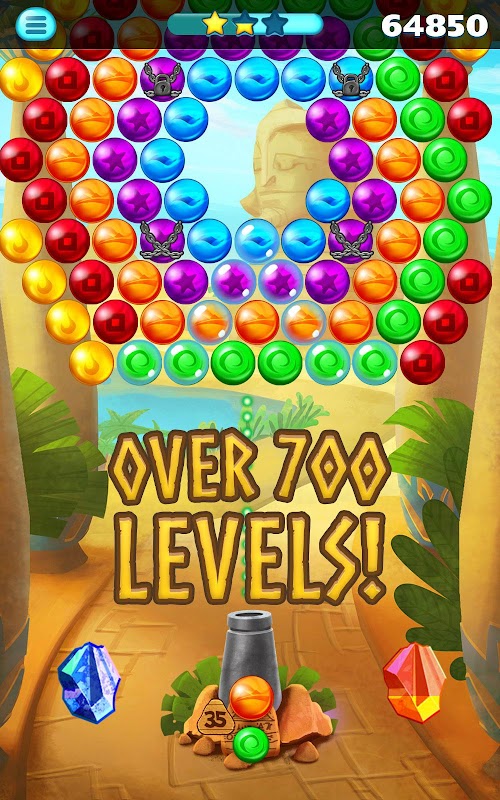 Android application Egypt Pop Bubble Shooter screenshort