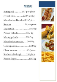 Yash Sweets menu 1