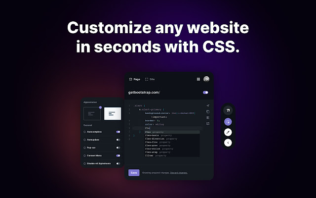 Amino: CSS Editor chrome extension