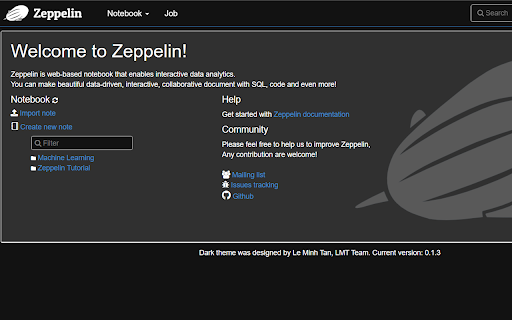 LMT Zeppelin Dark Theme