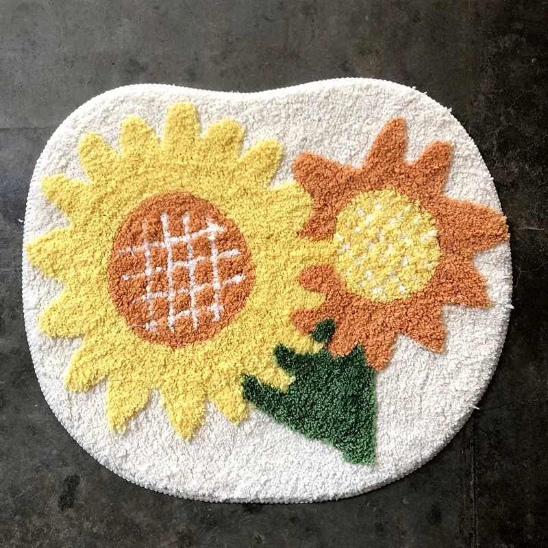 Tapis Absorbant Cartoon pour Porte d'Entrée, Chambre ou Salle de Bain, absorbe l'humidité, maintient la propreté et ajoute une touche amusante à l'espace.