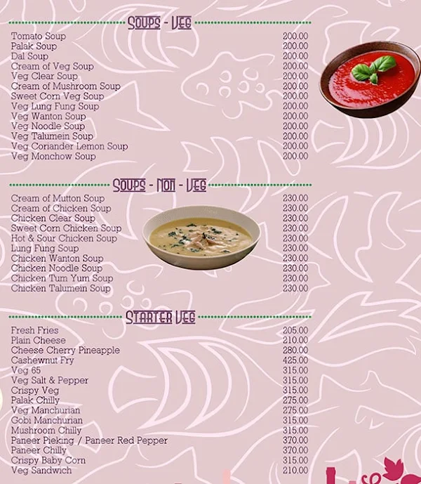 Nisarg menu 