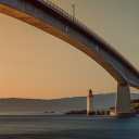 Bridge across the sea