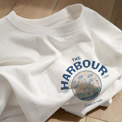 Title 8, Camisetas masculinas de algodão puro com gola r...