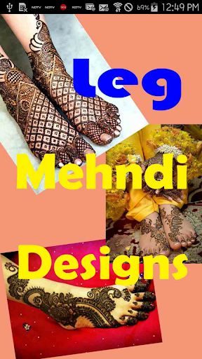 Leg Mehndi Designs