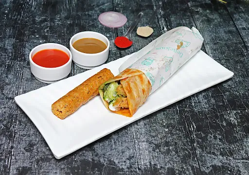 Chicken Kathi Kebab Roll