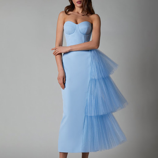 Title 4, French Famous Lady Temperament Long Skirt with ...
