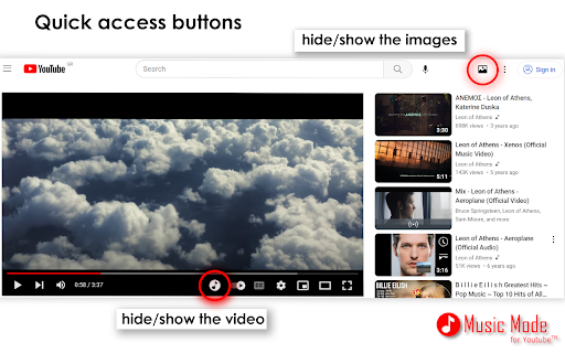 Music Mode for YouTube™