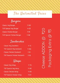 The Unlimited Fries menu 2