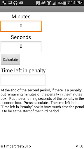 Penalty time converter