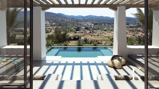 Maison contemporaine avec piscine et jardin 4