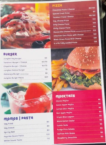 Cafe U N Me menu 